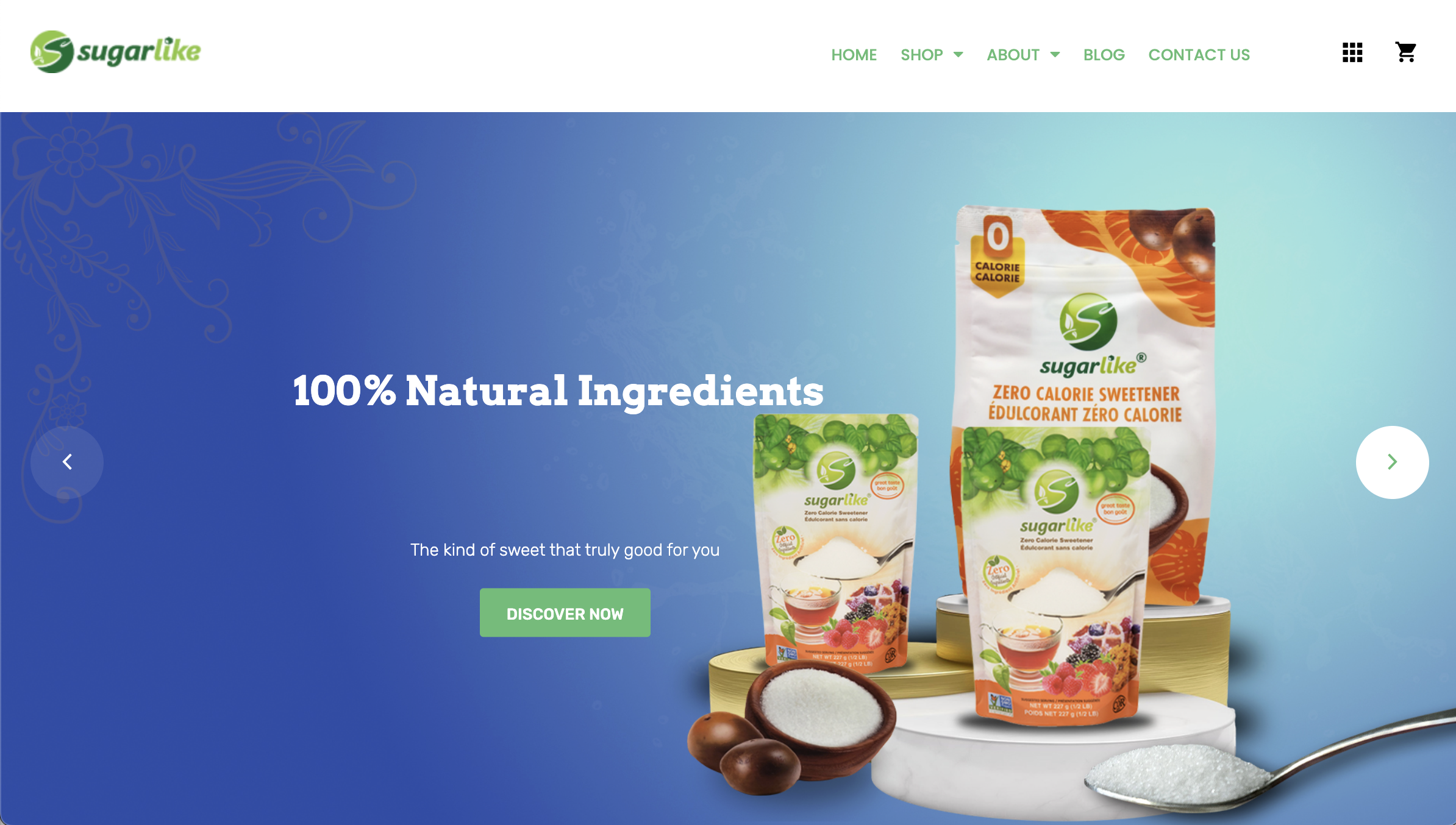 SugarLike Desktop Website